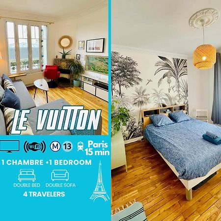 Le Vuitton Asnieres - 2 Pieces A 15 Min De Paris Apartment Exterior foto